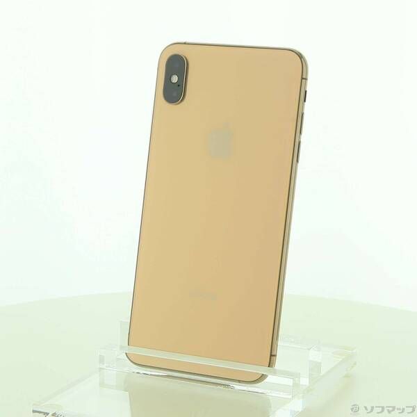 【新作入荷，定番】 〔中古品〕 iPhoneXS Max 64GB ゴールド MT6T2J／A SIMフリー【377】 スマートフォン本体