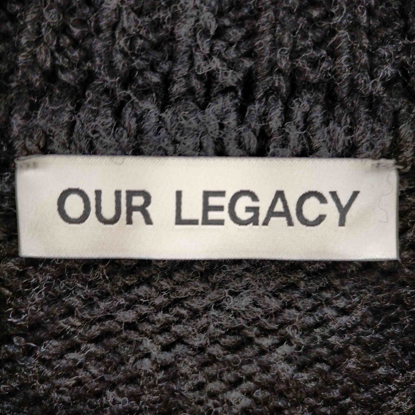 アワーレガシィー OUR LEGACY 23AW BIG CARDIGAN Shadow Black Funky 