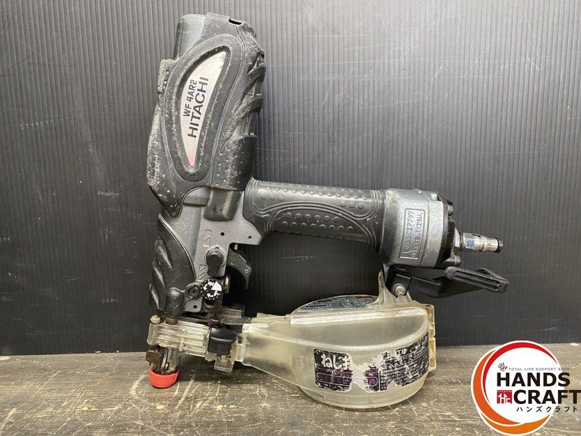 ● 品 HITACHI 日立工機 WF4AR2 常圧 ねじ打機 使用空気圧力 0.59-0.78MPa 本体＋ケースのみ