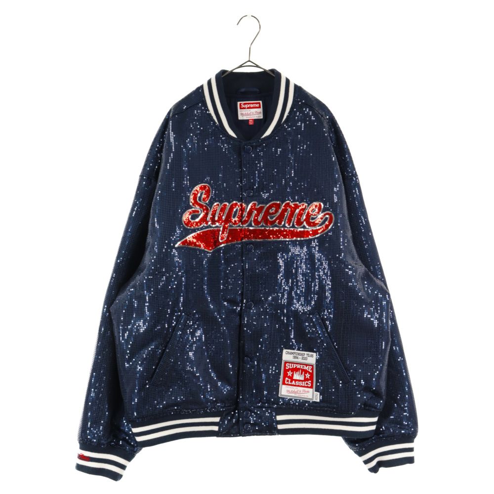 Supreme 23SS／Mitchell＆Ness Sequin Jacket-