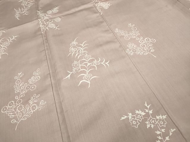 本場染大島紬 草花文