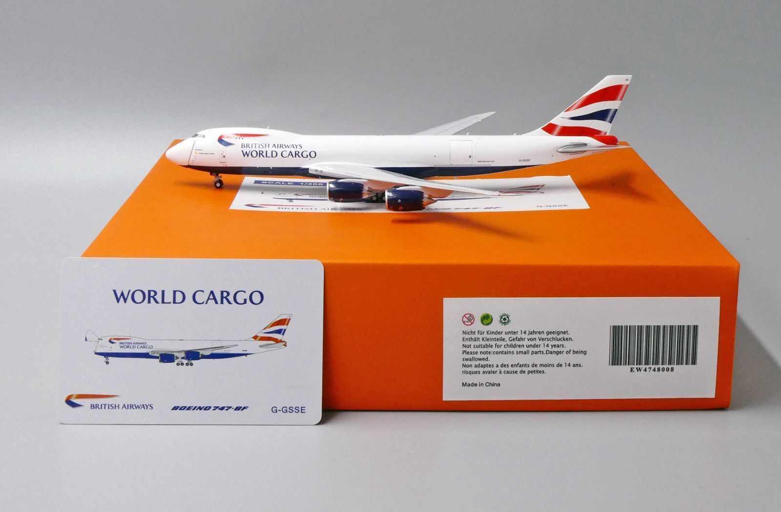ブリティッシュエアウェイズカーゴ 747-400F N495MC 1/200 British Airways Cargo 747-400F N495MC 1/200 #138de2 | eBay
