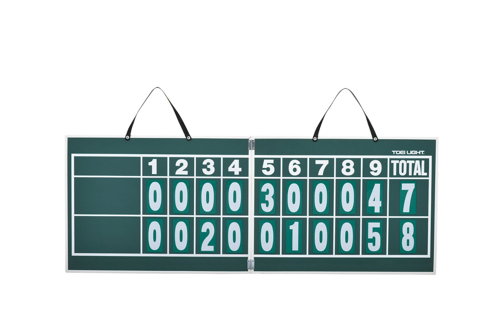 TOEI LIGHT(トーエイライト) 両面表示ゲーム得点板 B2440 トーエイライト 学校体育器具 両面表示ゲーム得点板 ブルー B2440