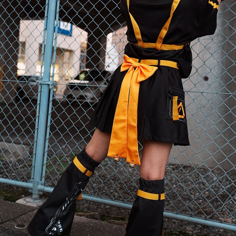 ACDC RAG エーシーディーシーラグ ERROR CODE スカート イエロー 原宿