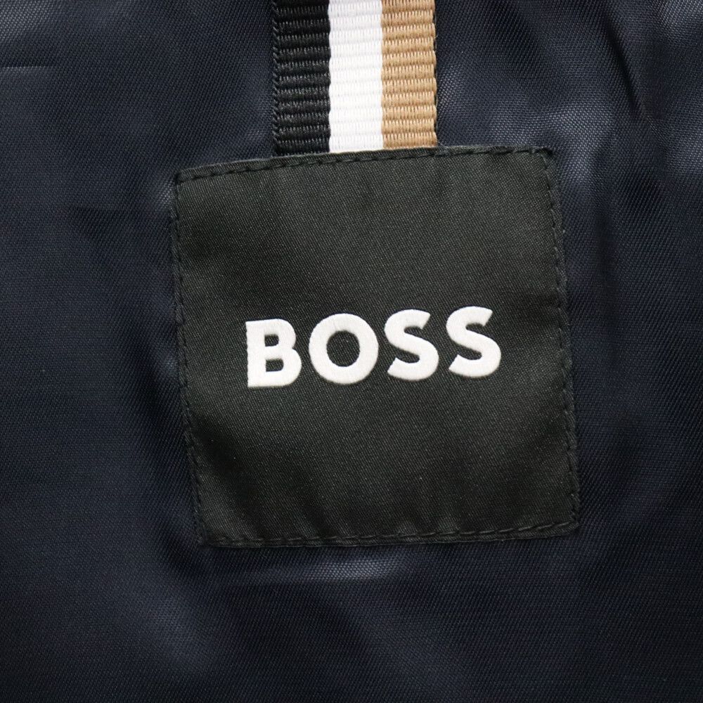 HUGO BOSS (ヒューゴボス) Mapson3 ジップアップ レザージャケット