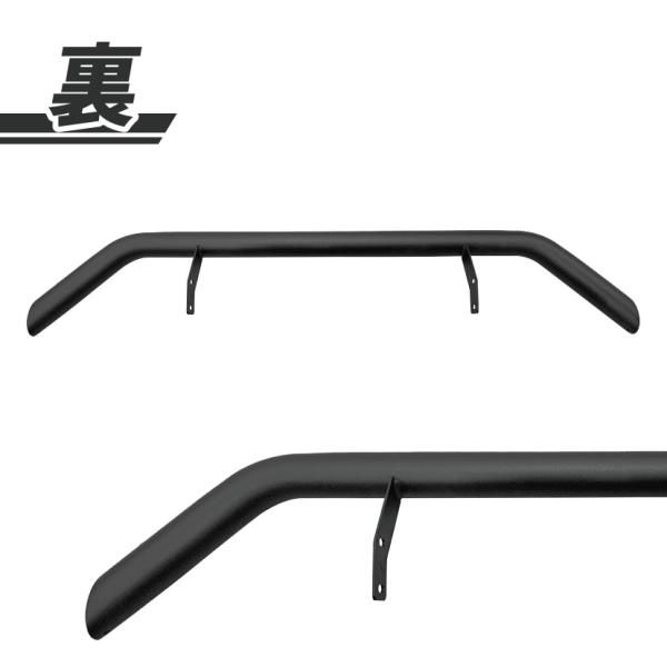 APJ 三菱 トライトン LC2T スタイリッシュバー ブラック フロントガード グリルガード アンダーバー スチール ピックアップ