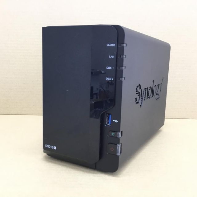 動作 済み システム消去済み ＳＹＮＯＬＯＧＹ ネットワーク接続ストレージ DS218 2000GB 1000GB×2 LANケーブル