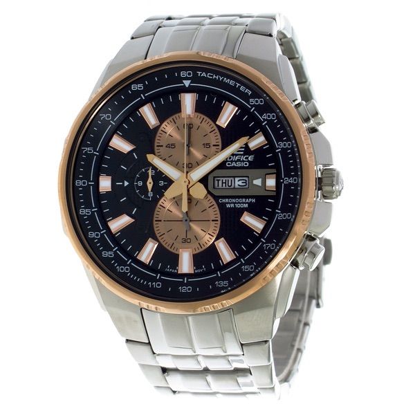 カシオ CASIO エディフィス EDIFICE クロノ クォーツ メンズ 腕時計 EFR549D1B9 ブラック ビジネス カジュアル プレゼント  ギフト 送料無料