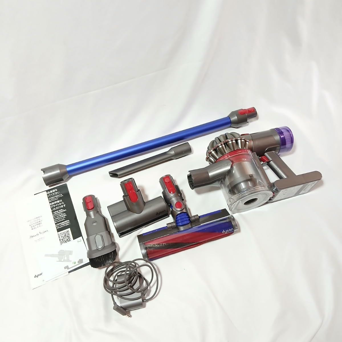 No.3837 Dyson ダイソン 掃除機 コードレス Dyson V8 Slim Fluffy Extra スティック ハンディクリーナー サイクロン SV10K EXT BU AM より小さく より軽く 性能はそのままに