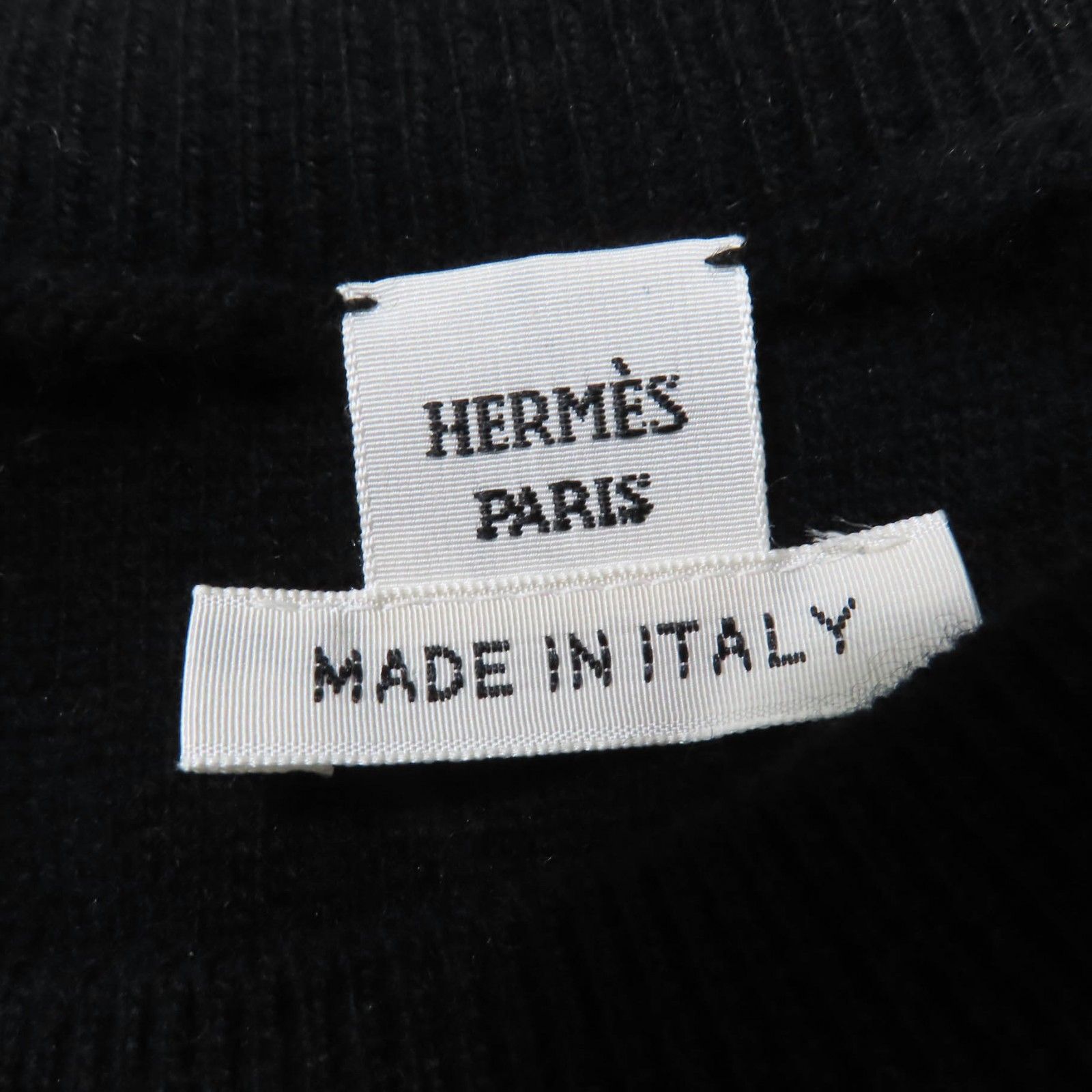 美品☆HERMES エルメス 21AW ウール カシミヤ混 Hリフト 半袖