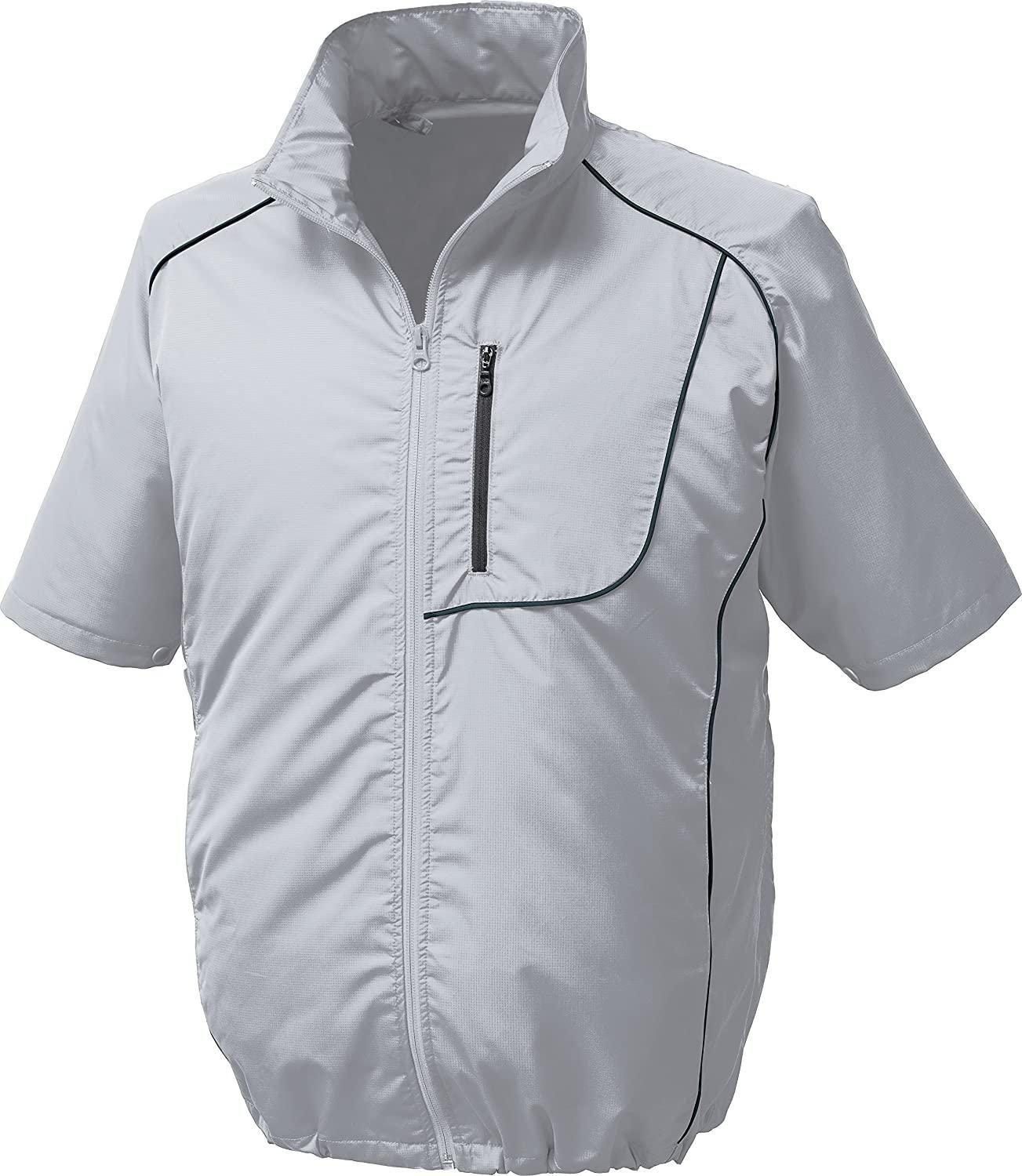 KUCHOFUKU 空調服 ポリ製半袖ウエアのみ シルバー 5L  KU91720C06S7 1着 新品・2営業日で発送】KUCHOFUKU 空調服 ポリ製半袖ウエアのみ シルバー 5L