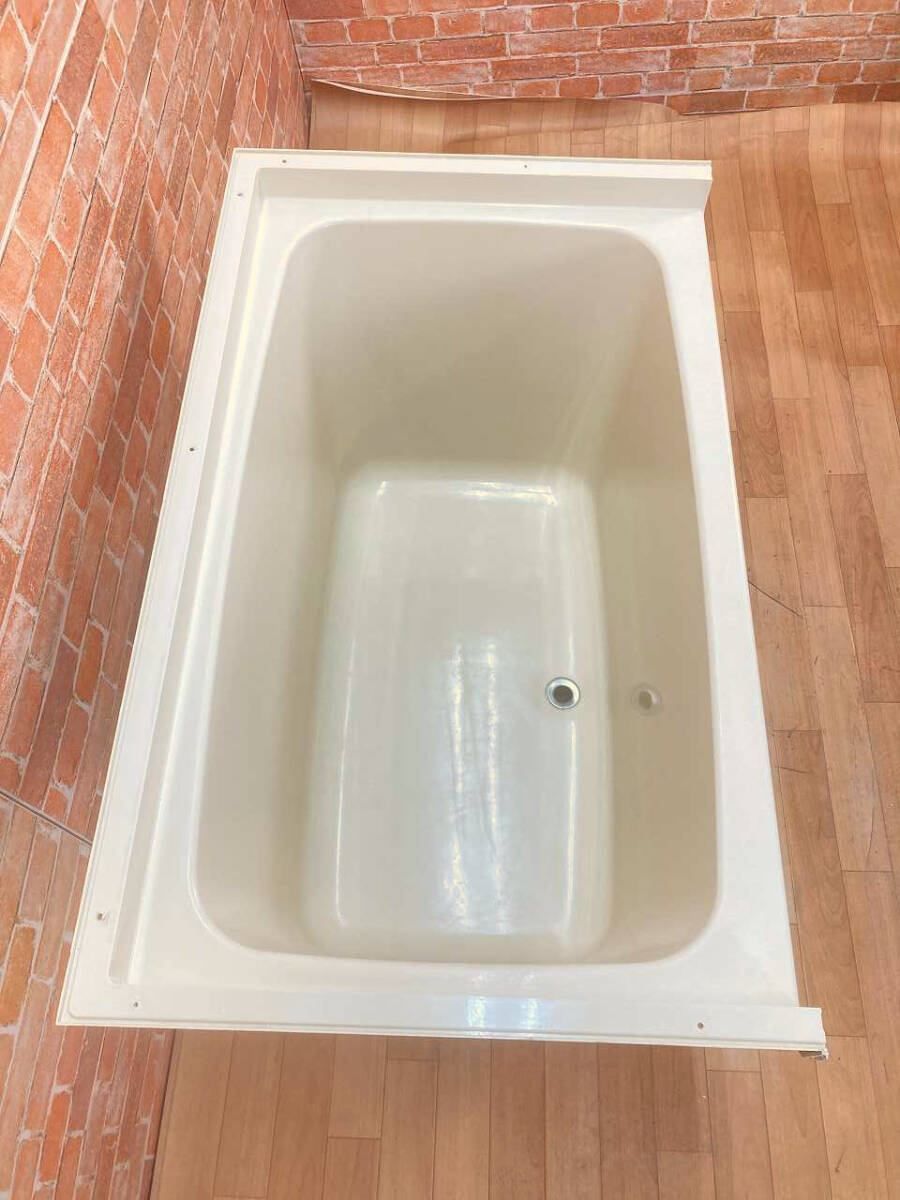 中古品】 軽量 材質FRP浴槽 お風呂 バスタブ ポリ浴槽 (幅107cm