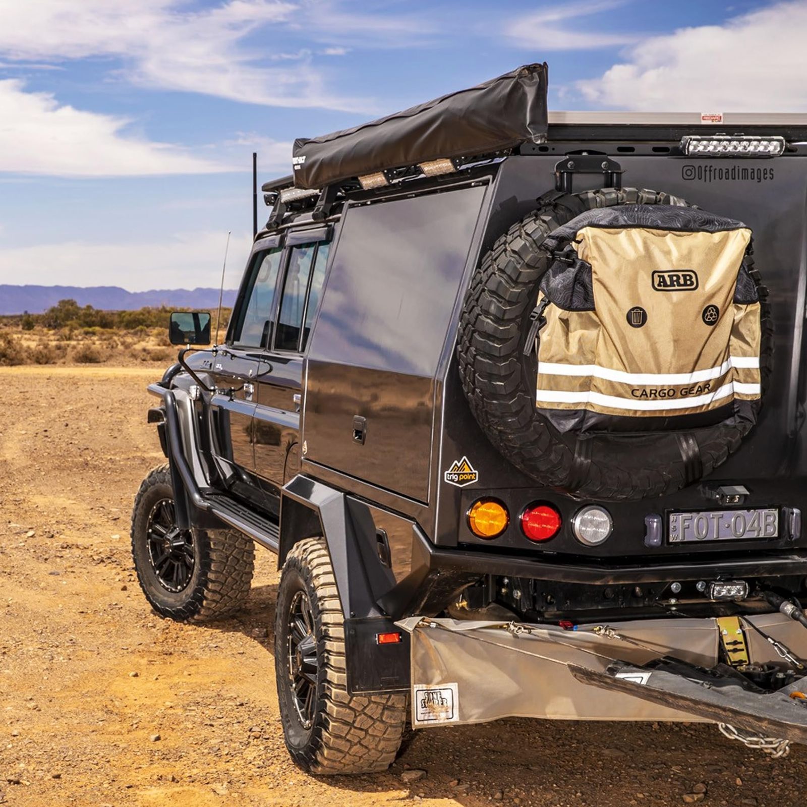 ARB 4305 トラックパックバッグ 第5輪 4x4 キャンプ旅行ギア用 車内を 