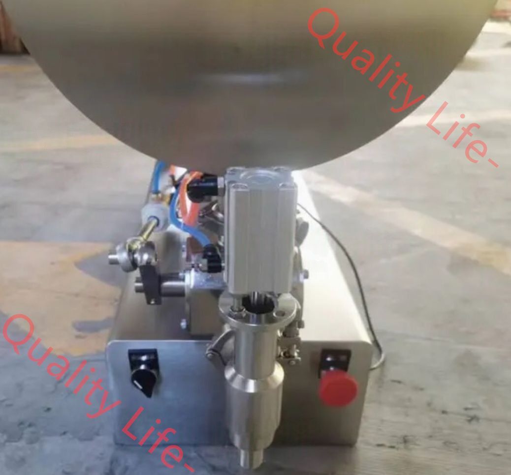 撹拌機付き充填機 卓上エアシリンダー式定量充填機