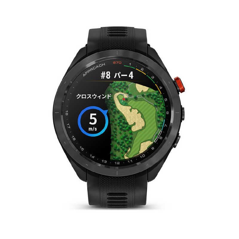 新品 未使用 未開梱】GARMIN Approach S70 アプローチ エス70 47mm CT10バンドル ブラック 010-02746-23 -  メルカリ