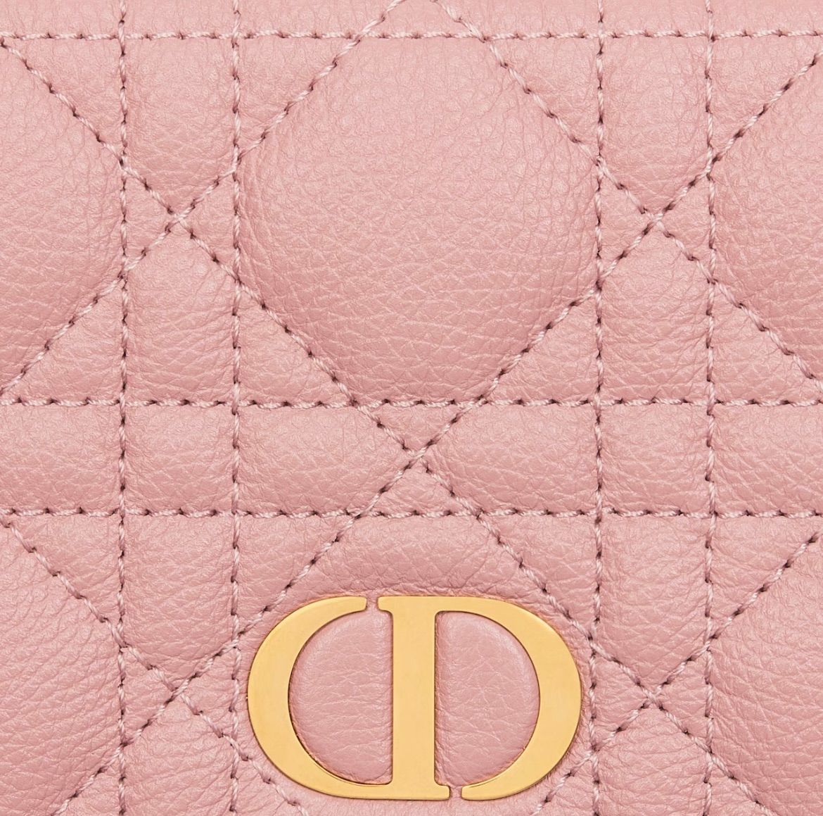 新作 新品 Christian Dior ディオール DIOR CARO ウォレット アンティークピンク ピンク