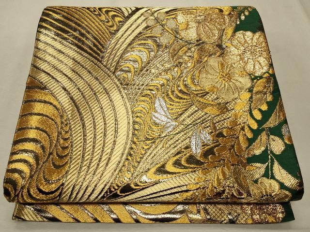 平和屋本店□極上 夏物 本加賀友禅作家 西川健一 絽塩瀬 九寸名古屋帯