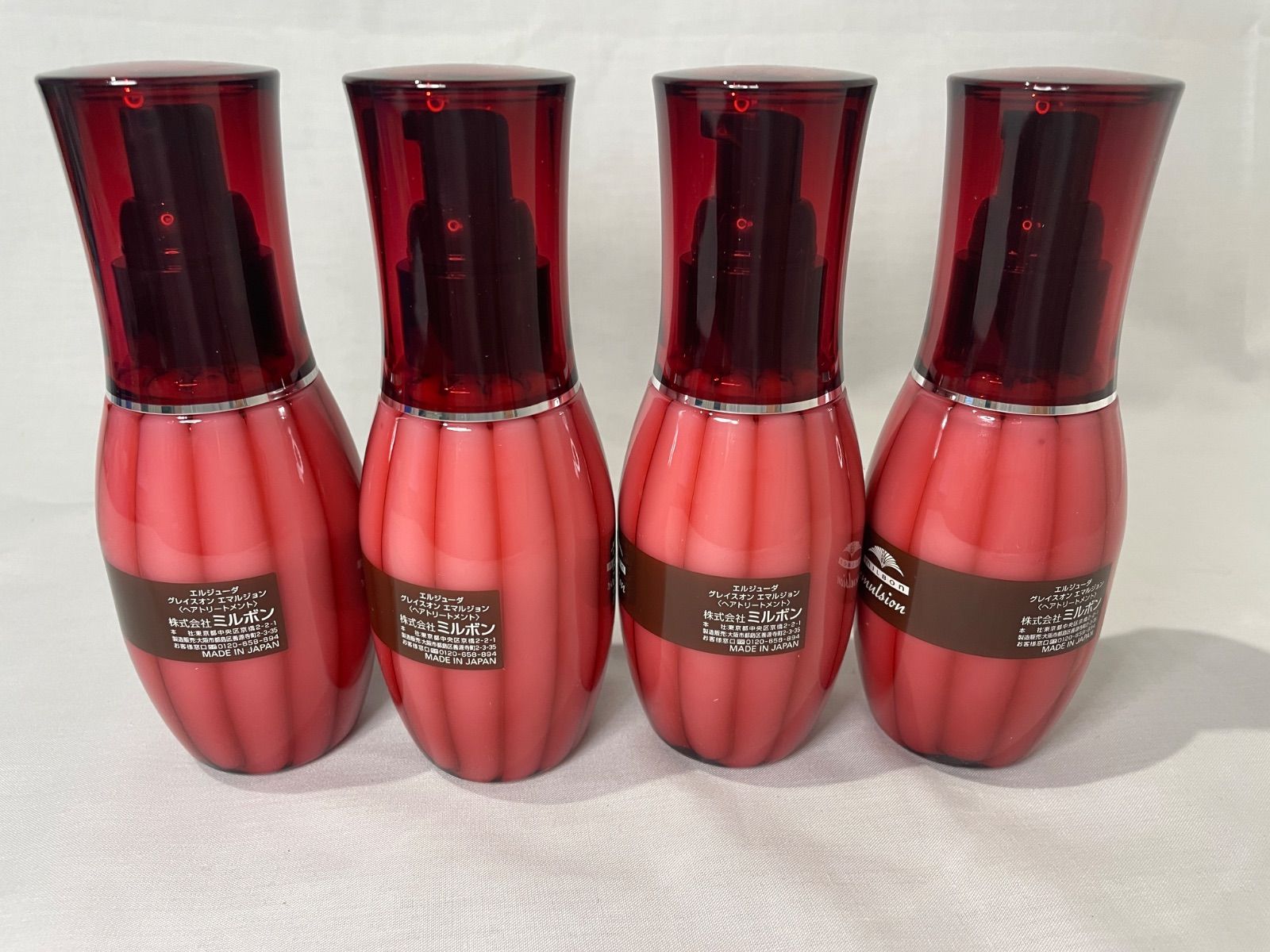 ミルボン エルジューダ MO ヘアトリートメント120mL 4本セット 新品未使用4本セット】ミルボン エルジューダ グレイスオン