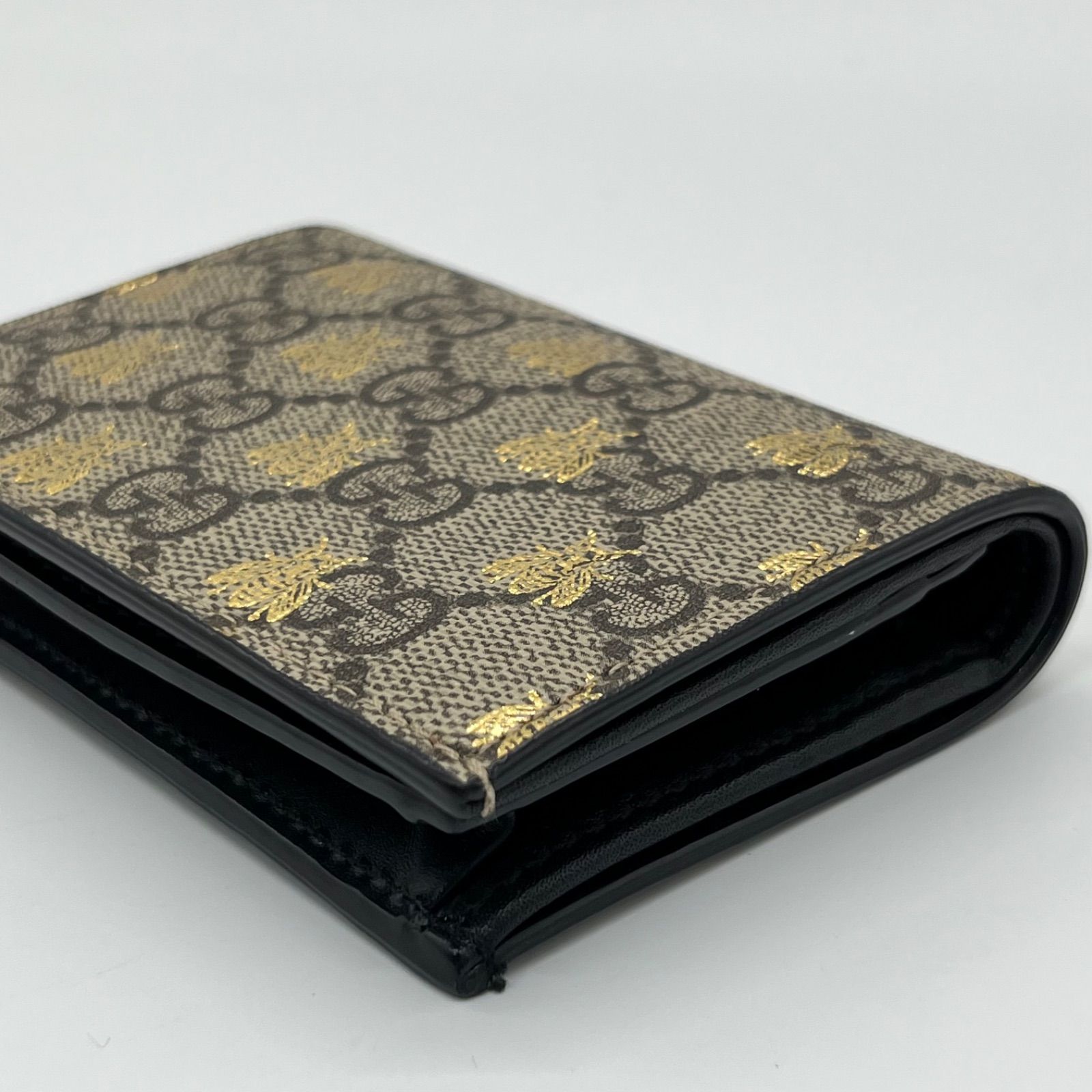 未使用】希少品 / GUCCI グッチ Bee ビー GGスプリームコンパクト 