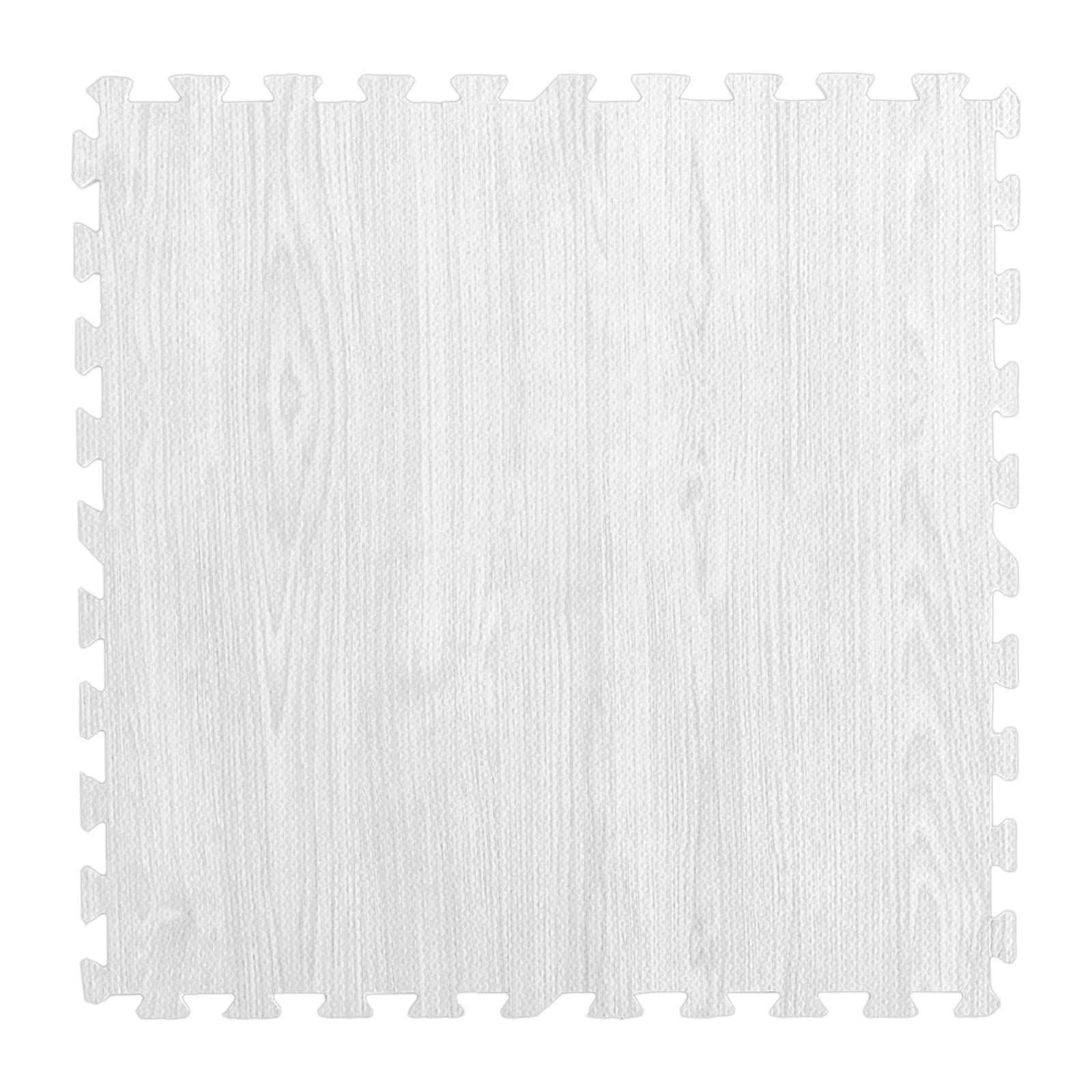 タンスのゲン ジョイントマット 大判59cm 厚み10mm 6畳用 32枚組 木目調 防音 保温性 床暖房対応 ノンホルムアルデヒド サイドパーツ付き 18700013 82468