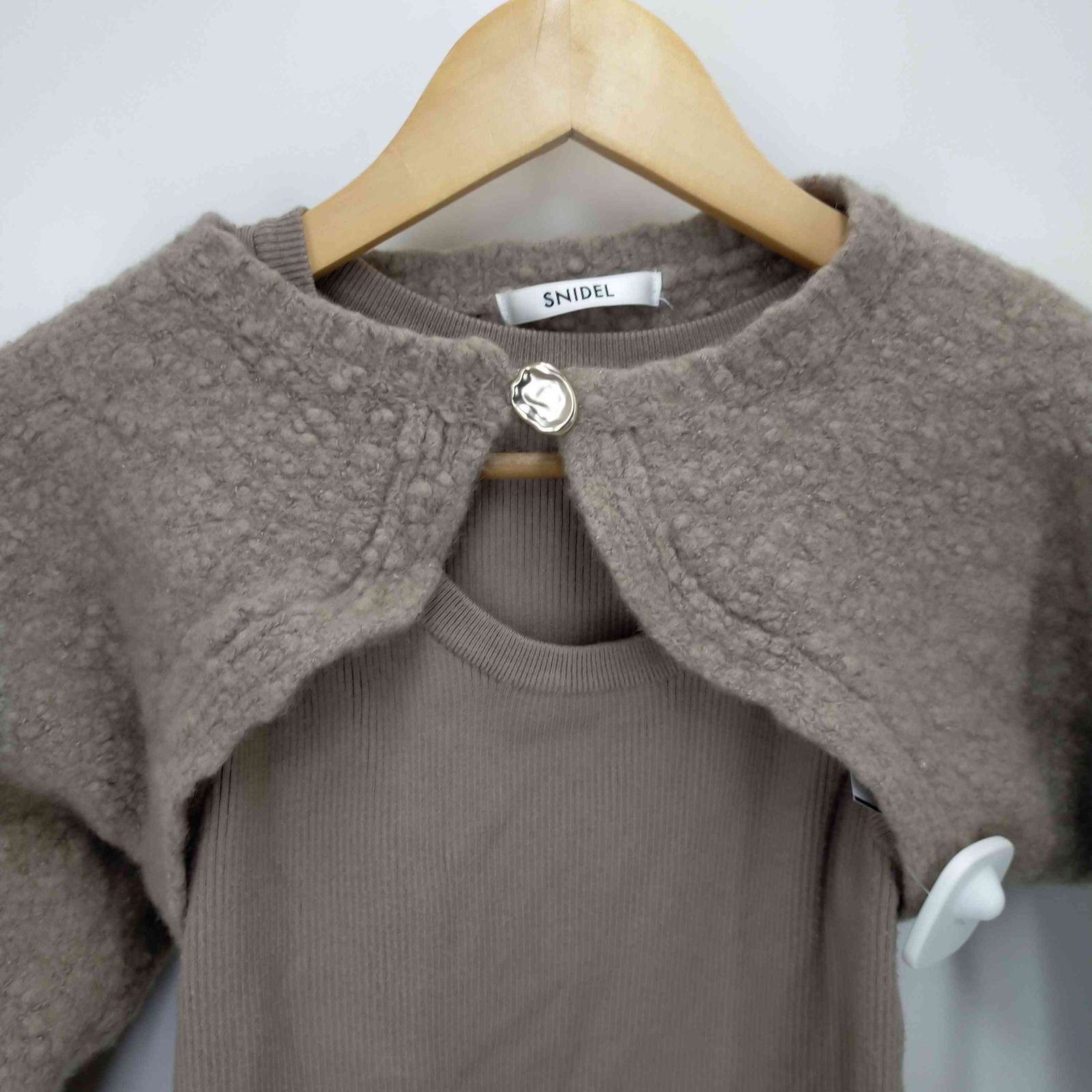 スナイデル snidel 22AW ボレロニットタンクSET レディース ONE SIZE  