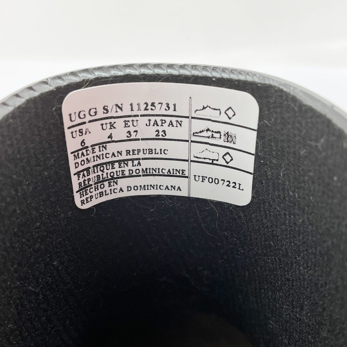 サンリオ新店推荐 大人気◆◆UGG アグ レインブーツ ブラック 23cm レディース 1125731 ブラック レディース バックルサンダル