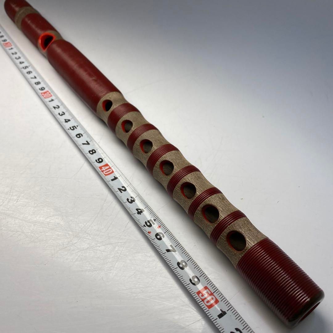 木製の笛 39.7㎝|142g 東Y6-0410 タサオ