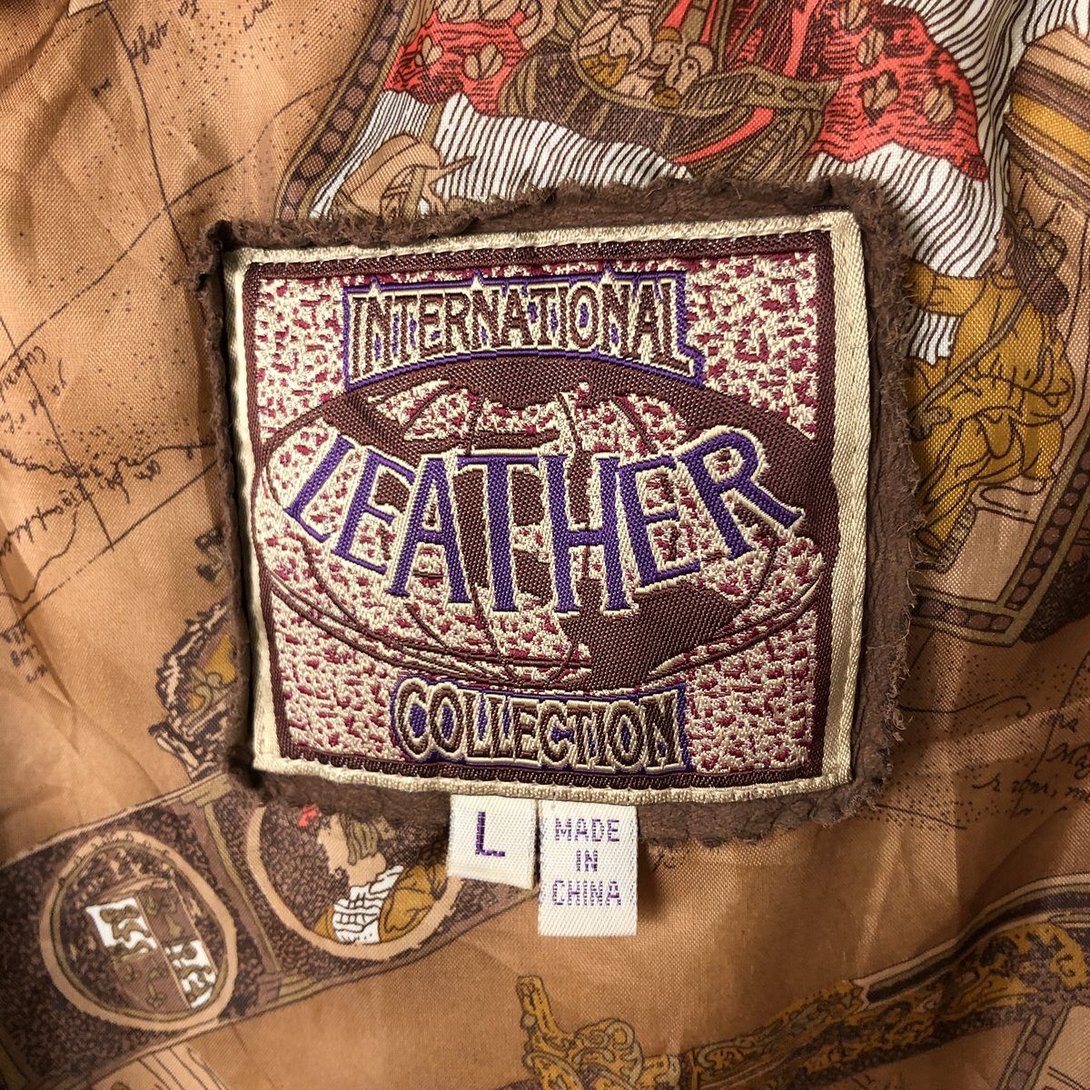 古着 INTERNATIONAL LEATHER COLLECTION A-2タイプ レザーフライト  