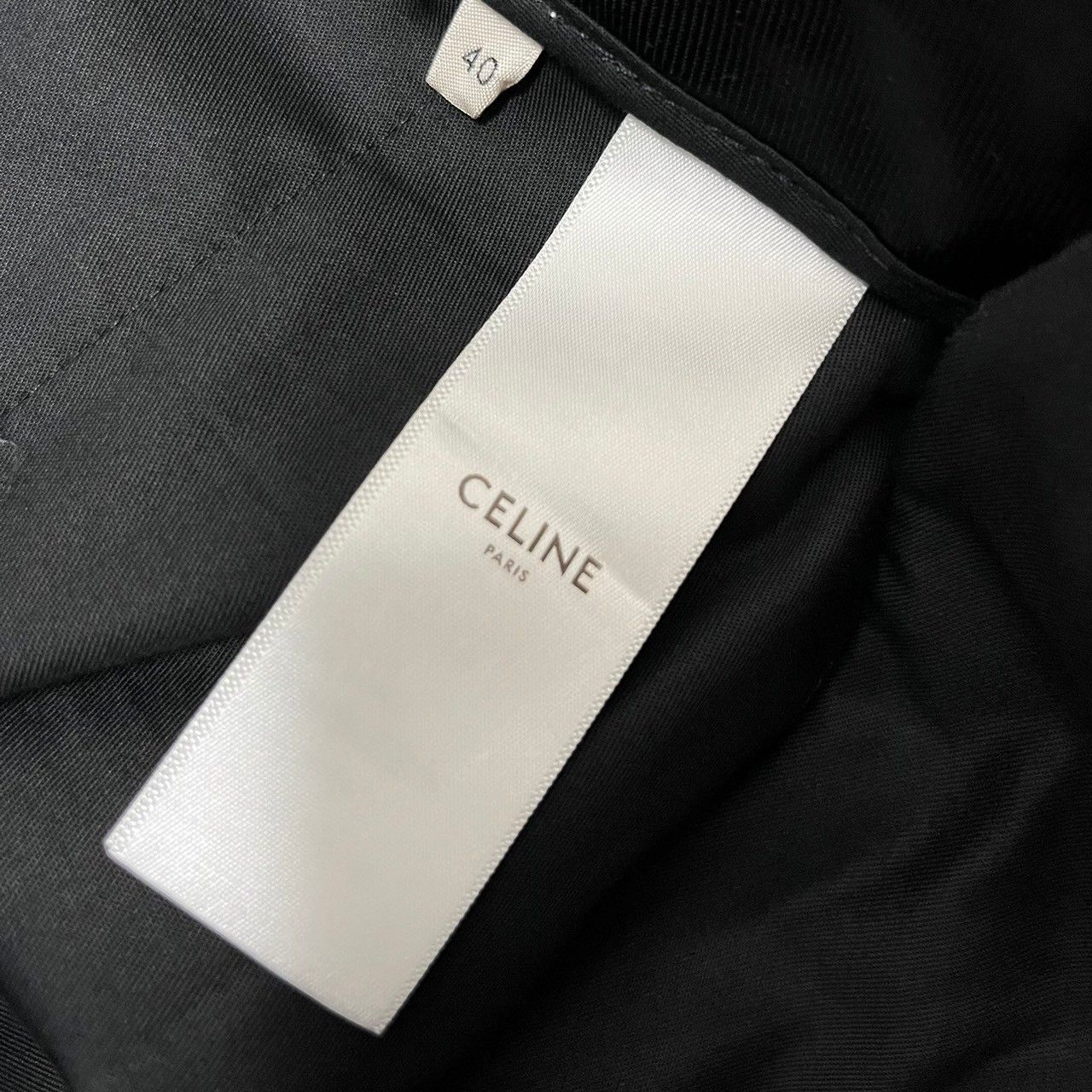 CELINE セリーヌ 2タックウールショートパンツ 2P524673D 大きいサイズ - メルカリ