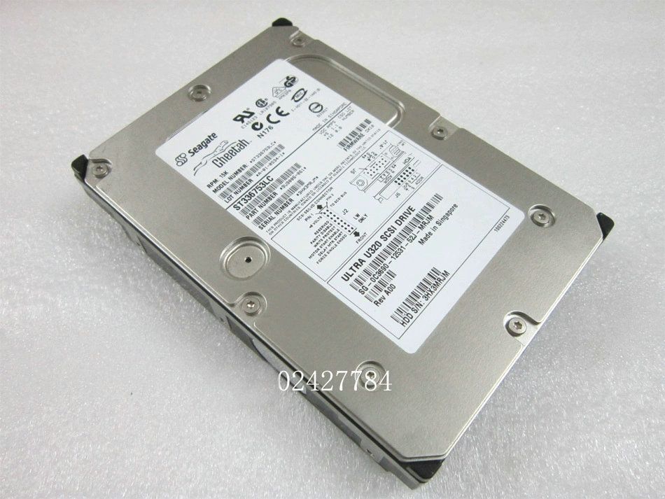 Seagate Cheetah ST336753LC 36G 15K U320 80 ピン SCSI 3.5 ハードドライブ
