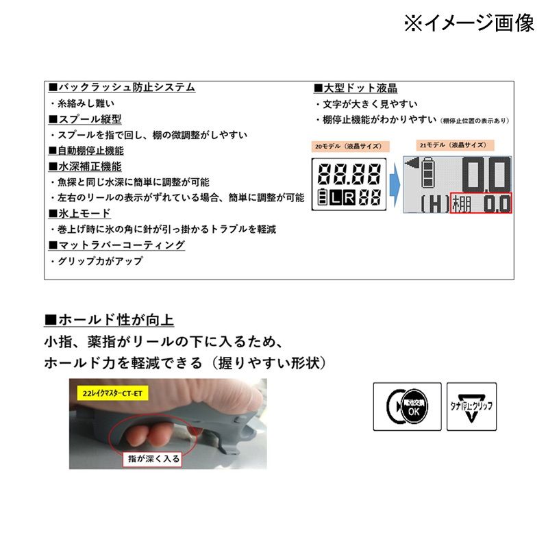 ☆国内最安値に挑戦☆ シマノ(SHIMANO) 22レイクマスターCT-ET ブルーブラックGR