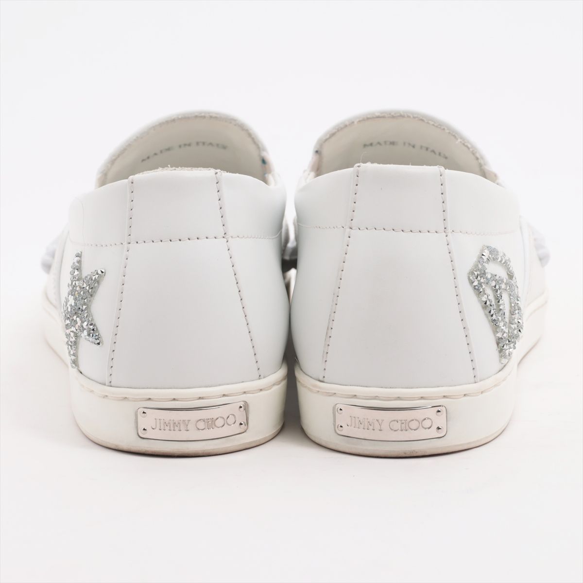 Jimmy Choo ジミーチュウ スタースタッズ レザー スリッポン 