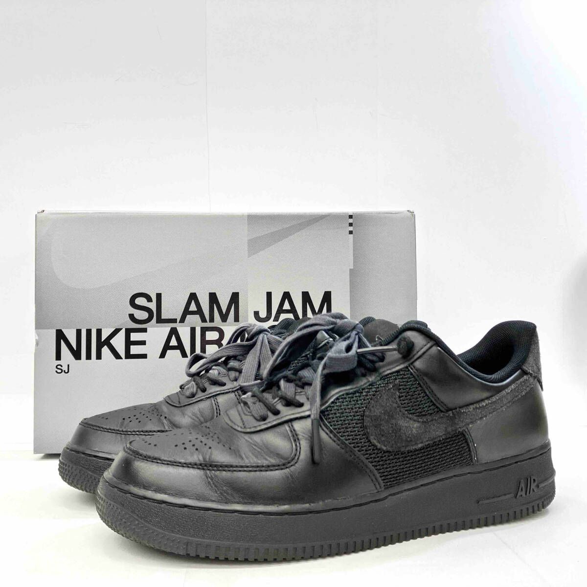 Slam Jam × Nike Air Force 1 Low Black and Off Noir スラムジャム × ナイキ エアフォース1  ローDX5590-001 26.5cm - メルカリ