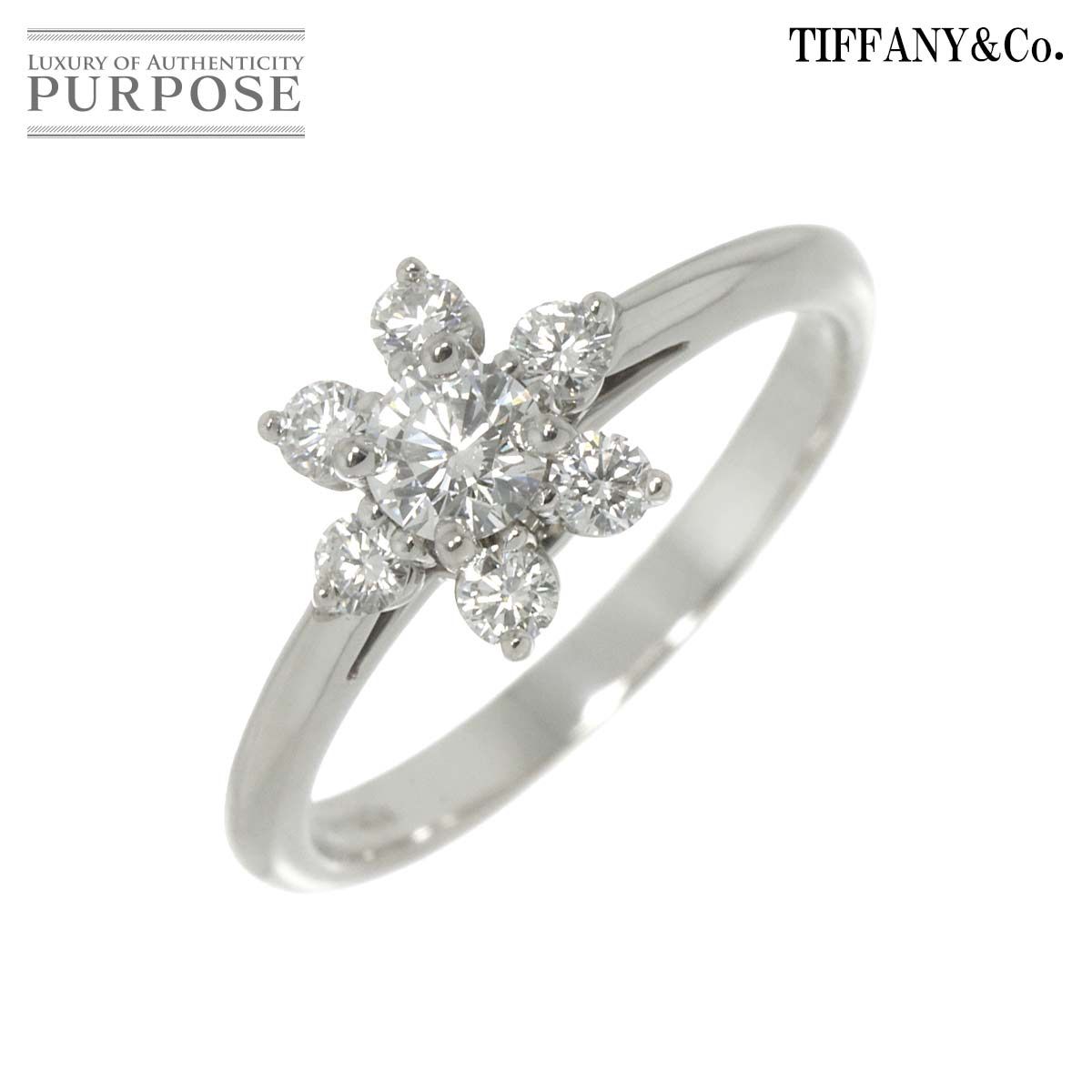 ティファニー TIFFANY&CO. バターカップ 10号 リング ダイヤ Pt