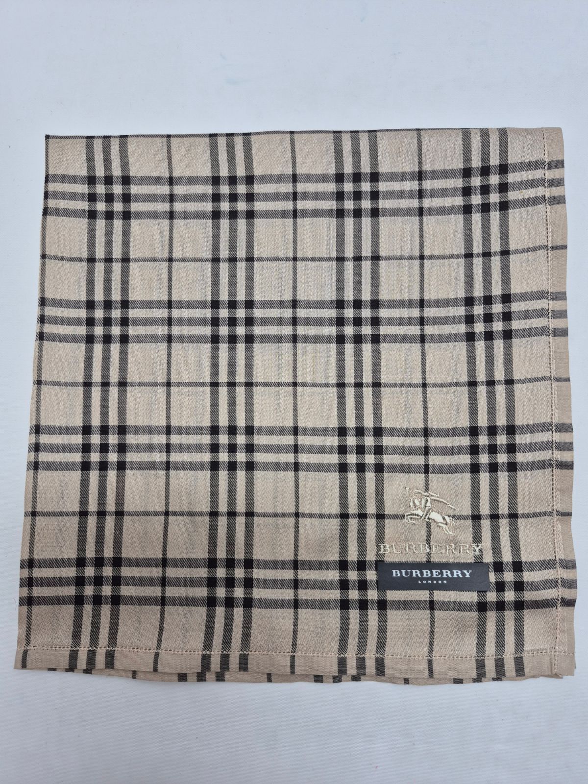 BURBERRYバーバリー・チェック柄ハンカチ6枚セット メンズ 紳士用 新品未使用 ✨BURBERRY バーバリー チェック柄メンズハンカチ