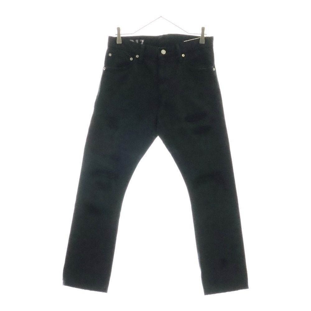 VISVIM ヴィスヴィム 20SS SOCIAL SCULPTURE 14 BLK DMGD-17 ソーシャル スカルプチャー ダメージ デニムパンツ ブラック 0120105005020