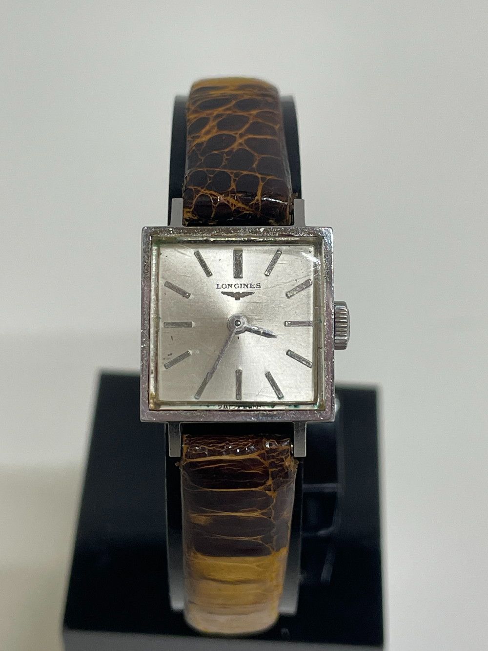 LONGINES ロンジン スクエア 2針 アンティーク 手巻き 腕時計