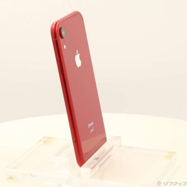 中古品〕 iPhoneXR 64GB プロダクトレッド MT062J／A SIMフリー