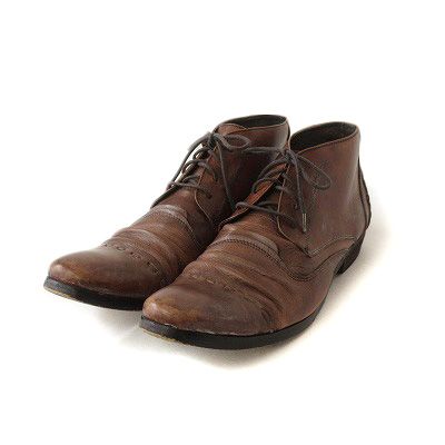 コムサメン COMME CA MEN ドレスシューズ ストレートチップ 26 茶 