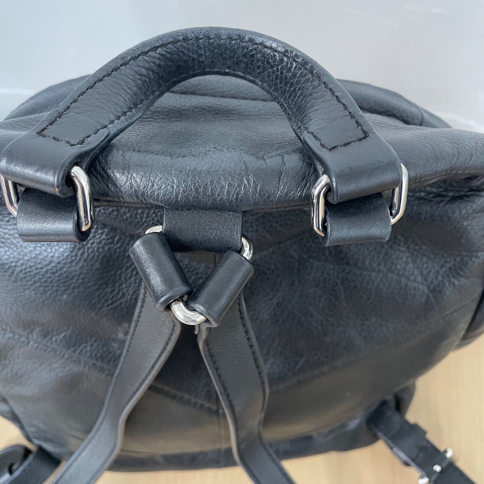 s)DIESEL ディーゼル リュック バックパック ジップ ファスナー レザー