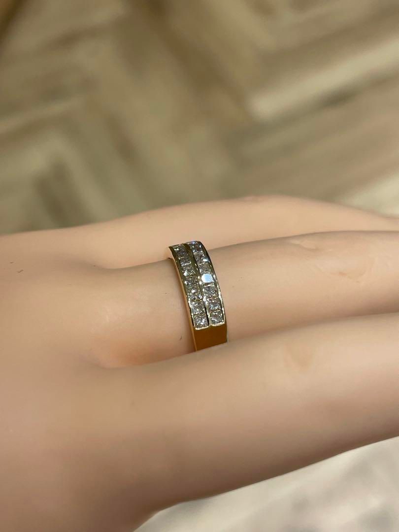 デザインジュエリー フルエタニティ 11号 K18イエローゴールド