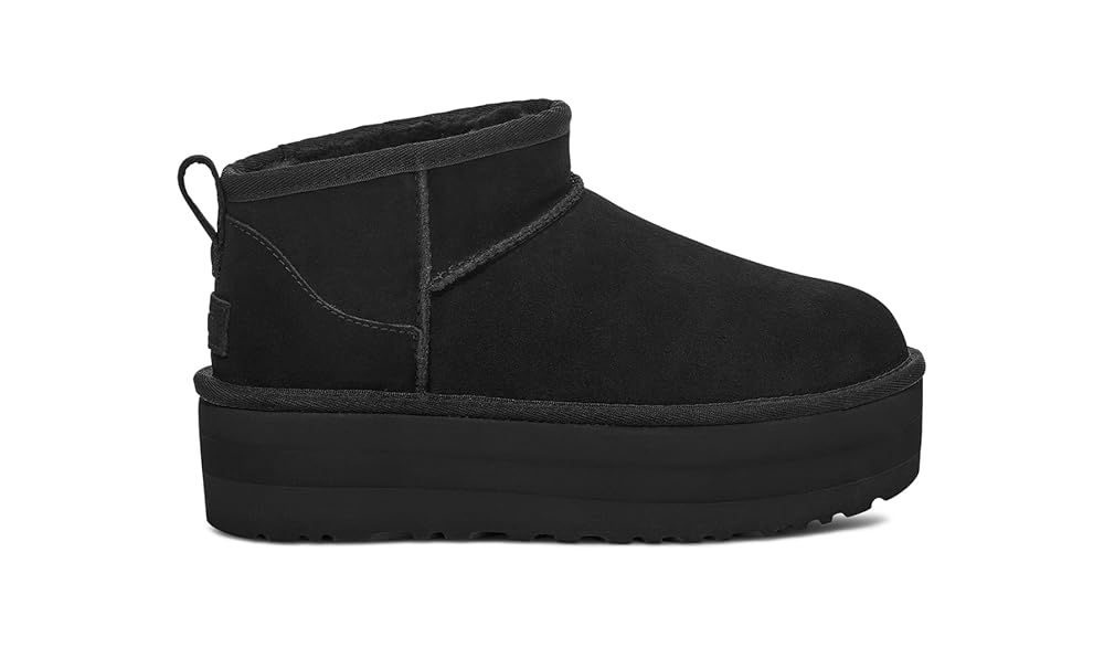 アグ ファッションブーツ Classic Ultra Mini Platform ブラック 25.0 cm