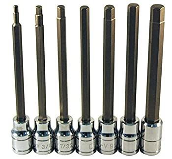 ATD Tools ATD-13786 7 Pc. Extra Long Sae Hex Bit Socket Set