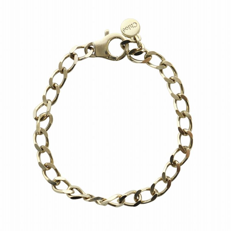クロエ CHLOE ブレスレット アクセサリー チェーン ロゴ