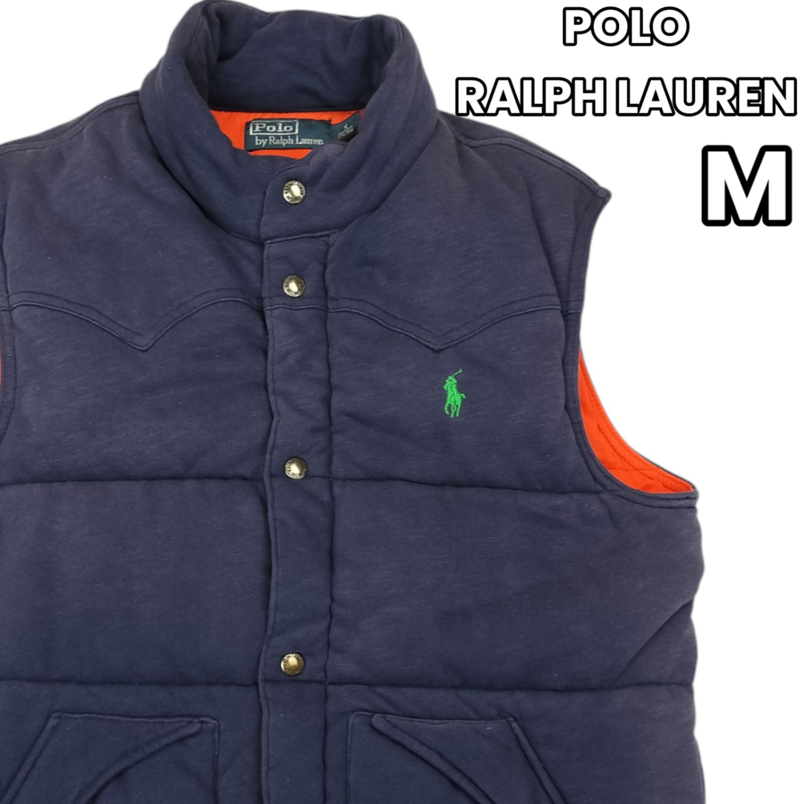 【POLO RALPH LAUREN】中綿ベスト ポニー刺繍 紳士の証✨ポニー刺繍】 ポロラルフローレン POLO RALPH LAUREN