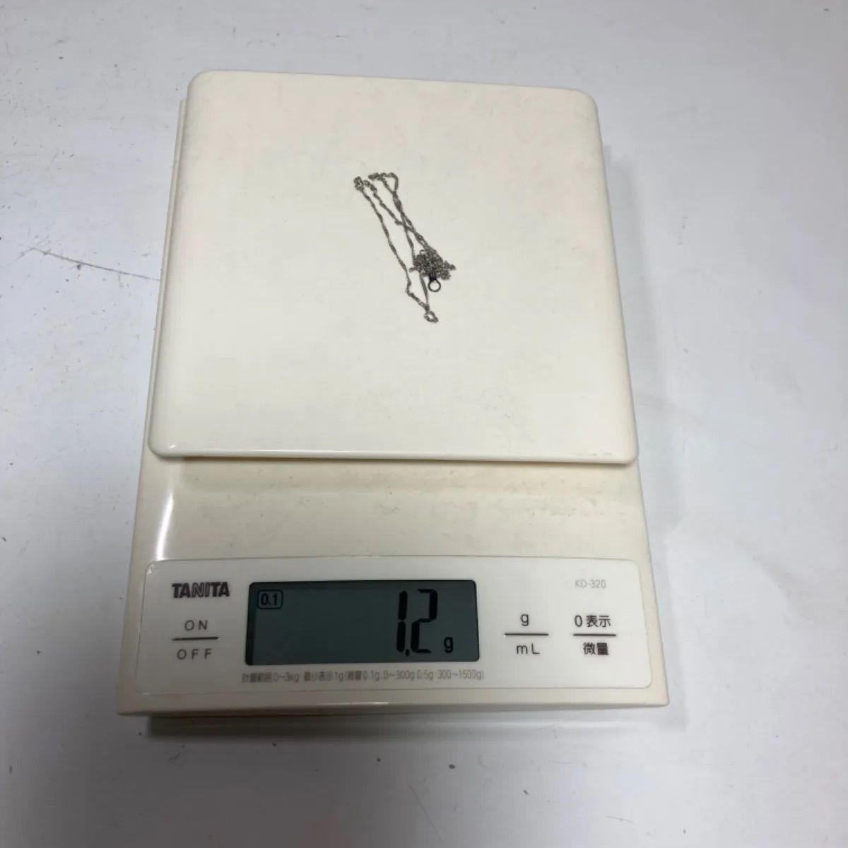 ☆Pt850刻印 scarabe スカラベ プラチナ ツイストチェーンネックレス 