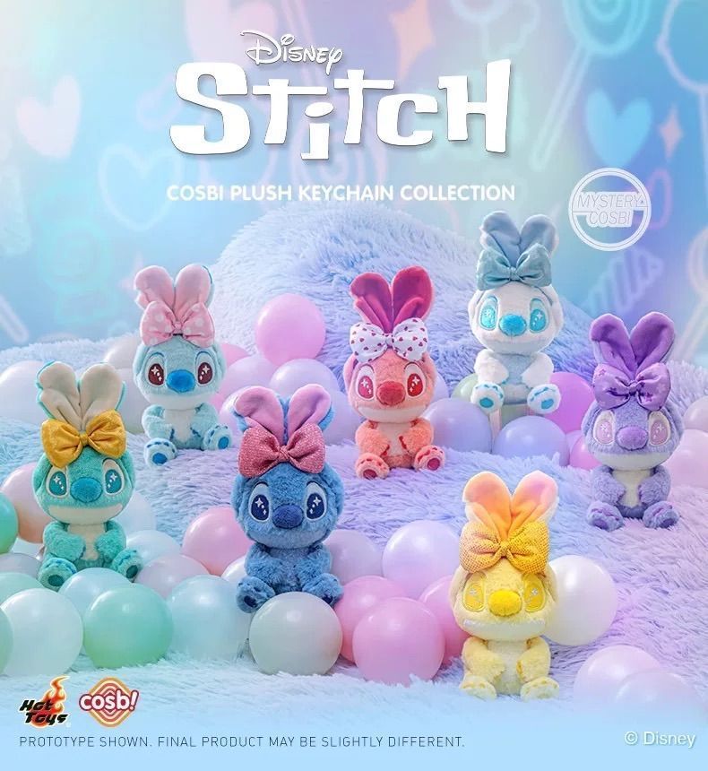 開封済】人气No.3 Disney x HotToys Stitch スティッチ “COSBI PLUSH
