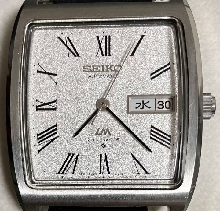 236 SEIKO セイコー ロードマチック LM ホワイト シンプル 操作良好-