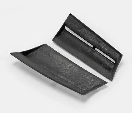 BMW ミニ クーパー R56 用 DUELL AG スタイル Cピラーカバー リアウィンドウガーニッシュ -FRP製 未塗装 FFCRYSTALESIA_COM