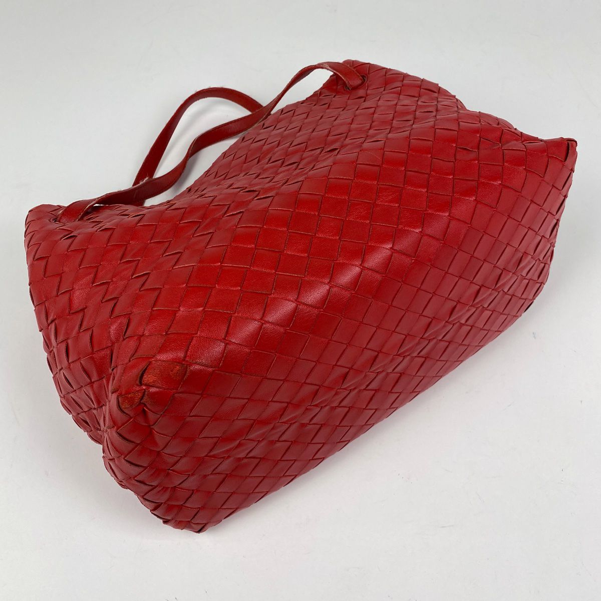 ボッテガヴェネタ ハンドバッグ ワインレッド 美品【お値下げしました】 ボッテガヴェネタ ハンドバッグ ワインレッド 美品【お値下げ